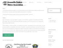 Tablet Screenshot of greenvilleenduroriders.com